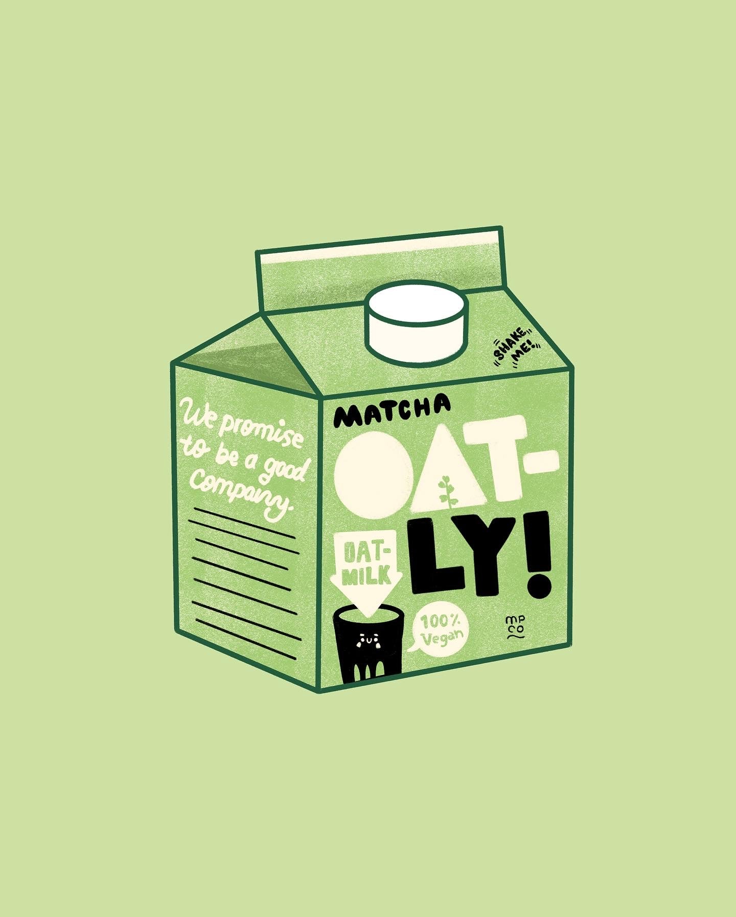 Matcha Milk Series Vinyl Stickers