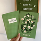 5x7 Dotted Grid Notebook - Camellia Matcha