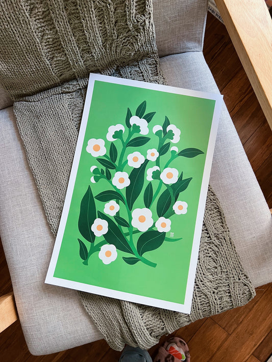 11x17 Camellia Art Print