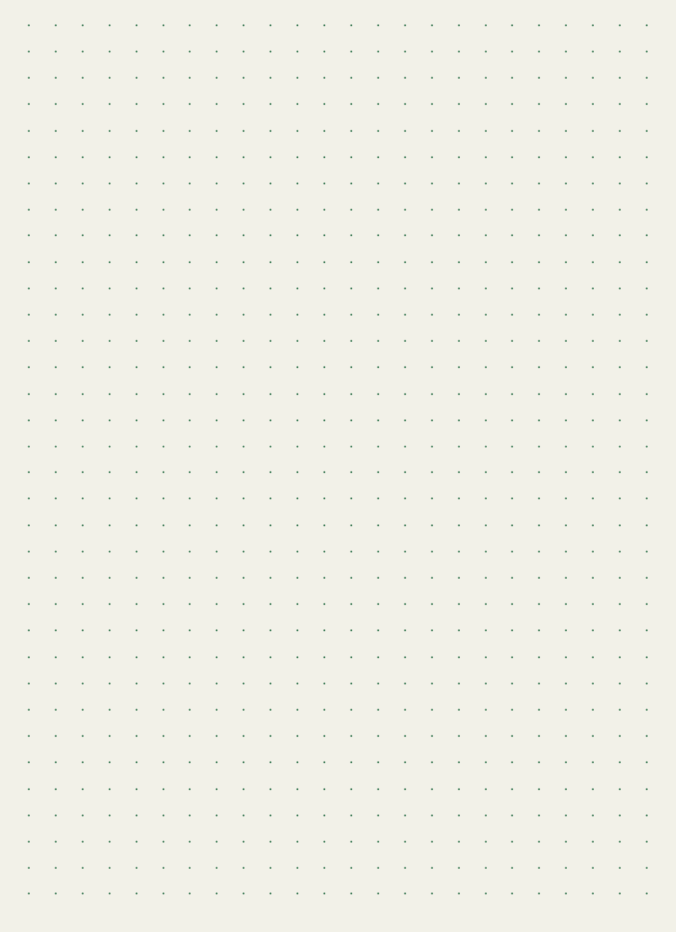 5x7 Dotted Grid Notebook - Camellia Matcha
