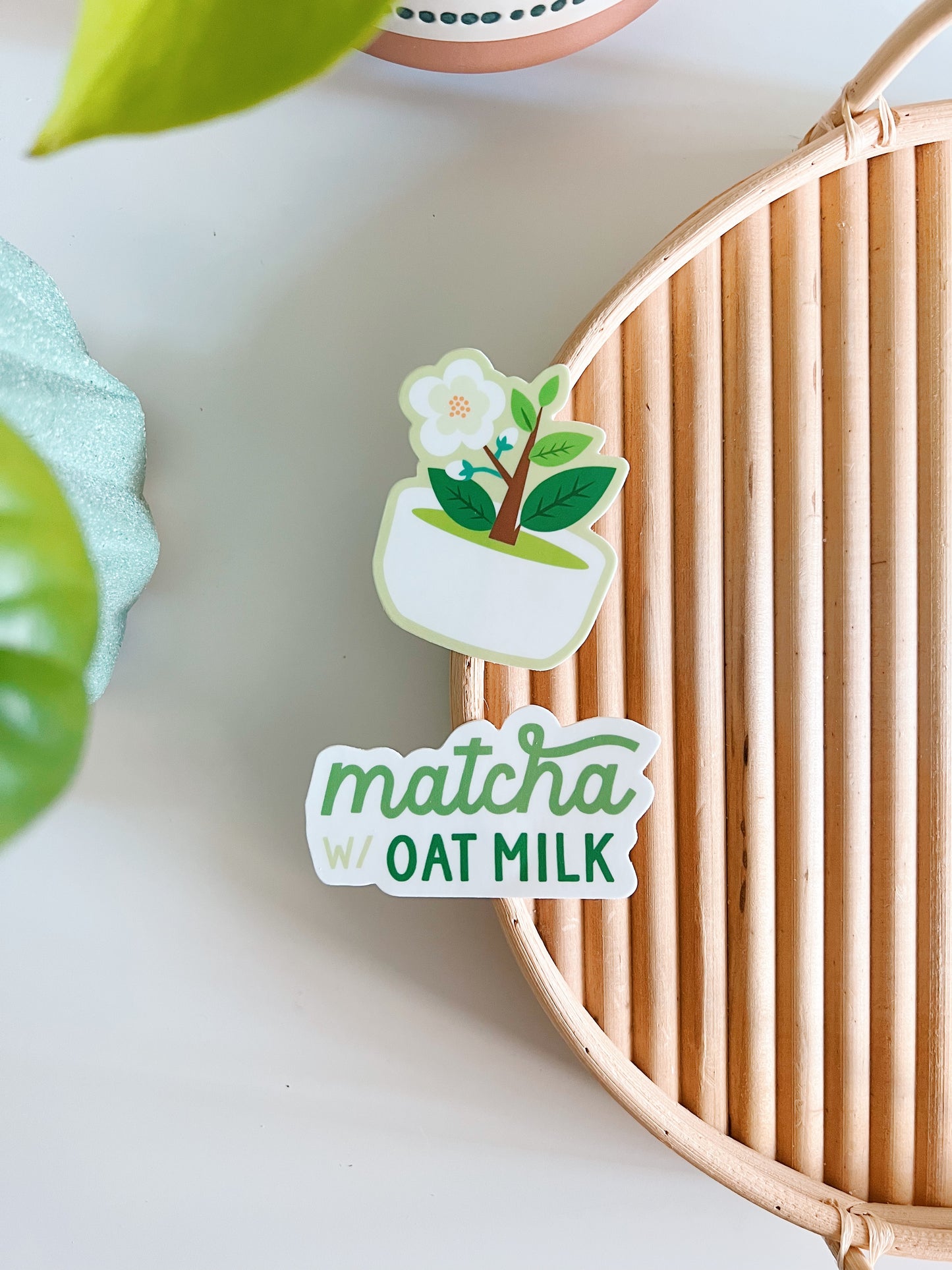 Matcha Oat Milk (Vinyl Sticker)